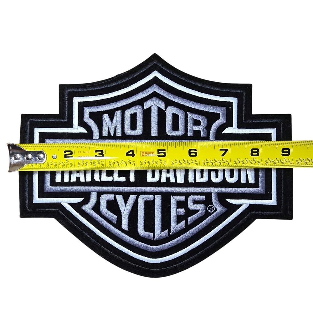 Lot of 2 Harley Davidson Items: One Large New 9x8 Patch, One New 5x4 Decal - Picture 4 of 7